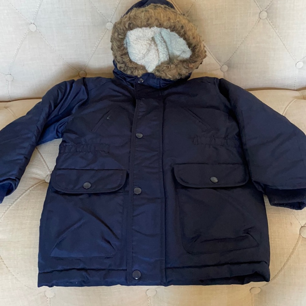Boys Sherpa Parka Jacket